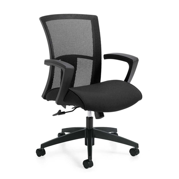 Mesh Back Swivel Office Chair - Medium Back Chair