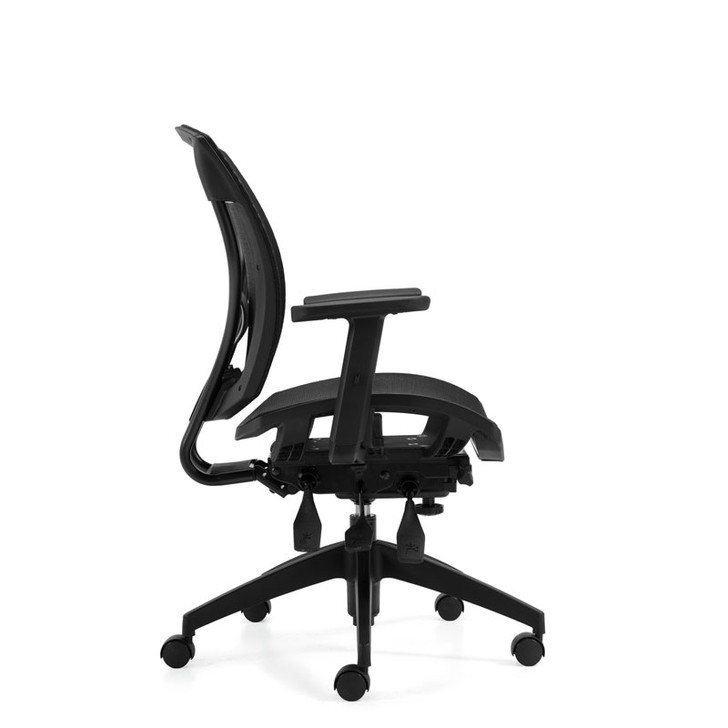 Ibex MVL2823, Mesh Seat & Back Multi-Tilter, OTG, side view