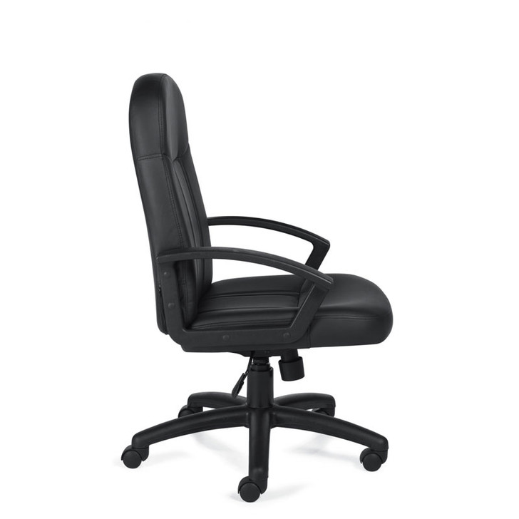 Altona OTG11616B, High Back Leather Tilter, OTG, side view