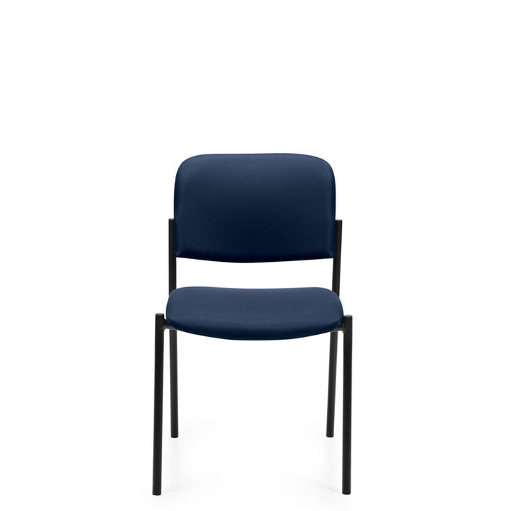 Minto MVL2748, Armless Low Back Stacking Chair, OTG, front view