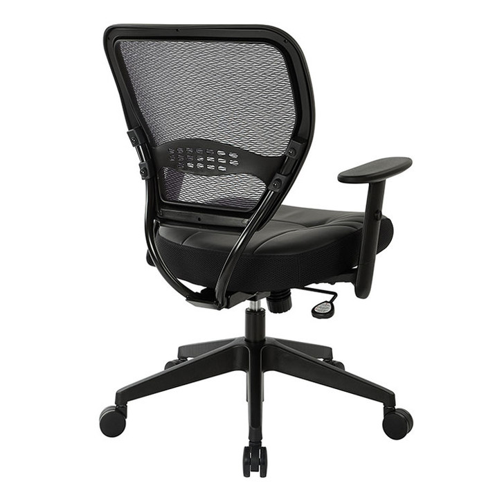 Professional Dark AirGrid® Managers Chair, side back view