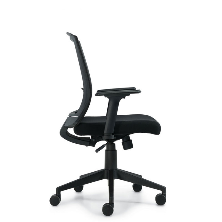 Toma OTG13032 Mesh Back Synchro-Tilter, side view