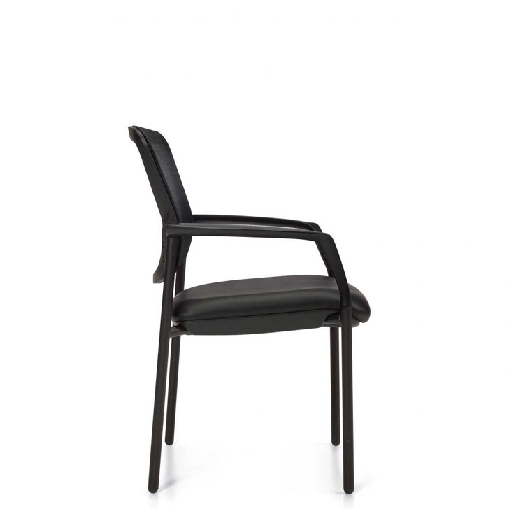 Eor OTG3930B Mesh Back Guest Chair, side view