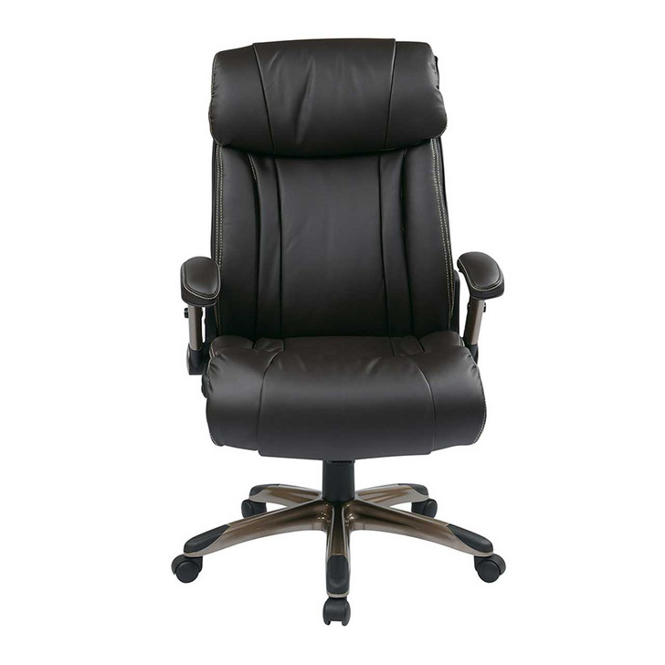 Executive Bonded Leather Chair, front view
