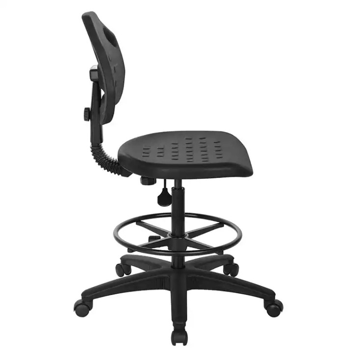 Heavy-Duty Drafting Chair - KH81310TX, side view