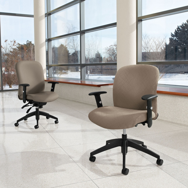 Global Truform® Medium Back Drafting Stool 5458-6 