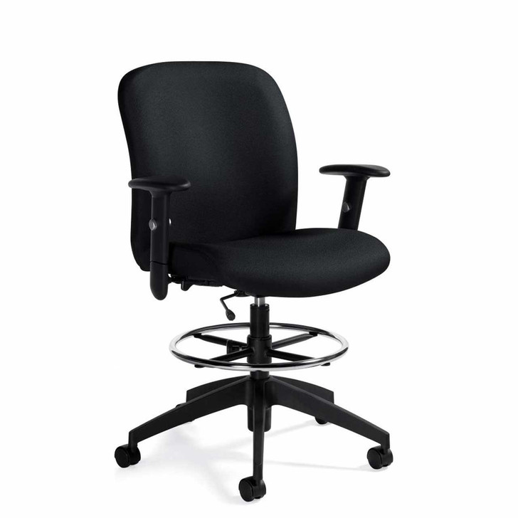 Global Truform® Medium Back Drafting Stool 5458-6 