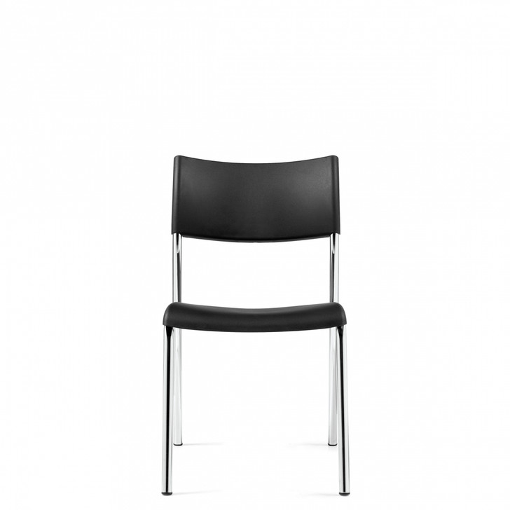 Dori 2 Armless Stacking Chair, front view