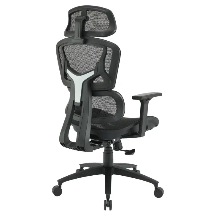 OSP WorkSmart Mesh Back Manager's Chair with Headrest - EMM98958HR-3 - back view