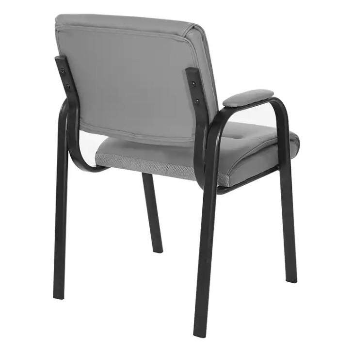 WorkSmart Visitor's Chair - FL10274-U42, Charcoal Grey, back view