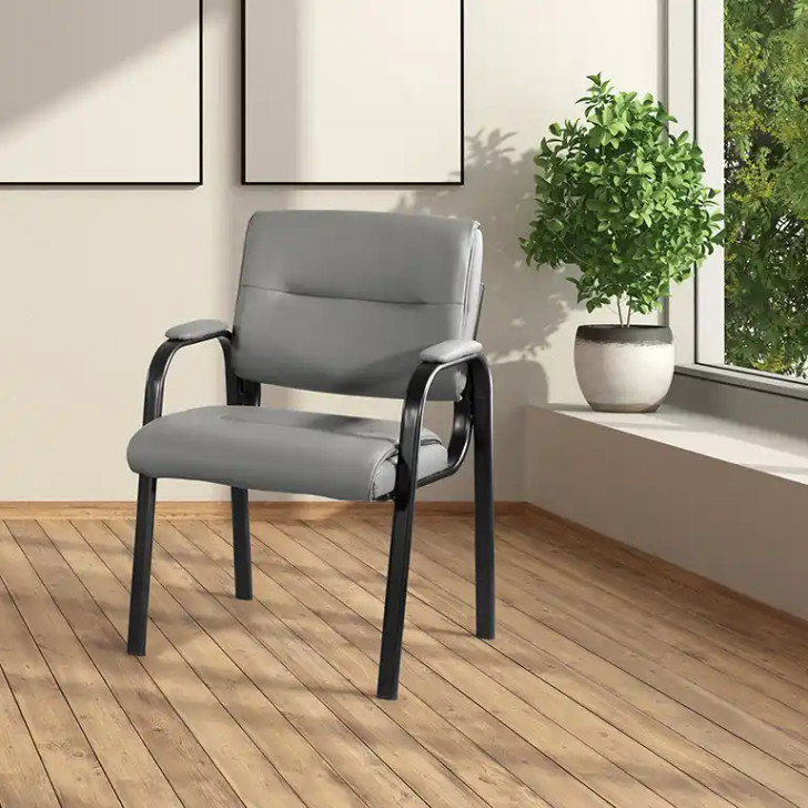 WorkSmart Visitor's Chair - FL10274-U42, Charcoal Grey, office