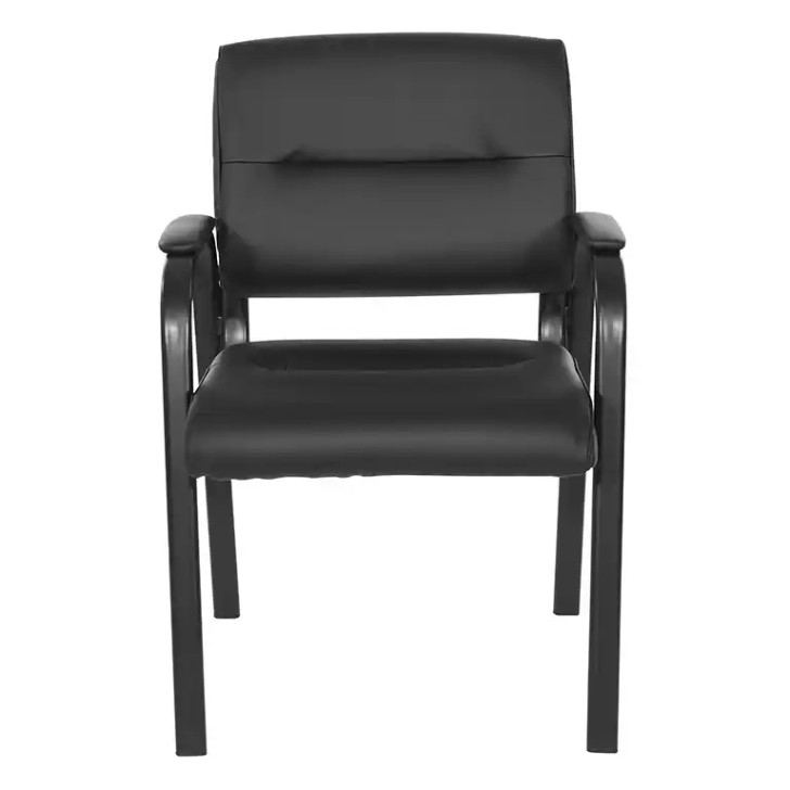 WorkSmart Visitor's Chair - FL10274-U6, Black, front view