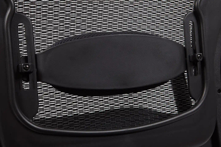 Space Seating Professional Black Breathable Mesh Back Chair - 2300 back detail
