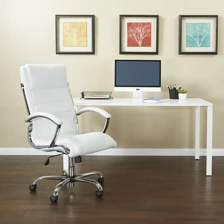 WorkSmart Executive Faux Leather Chair - FL1327C, office