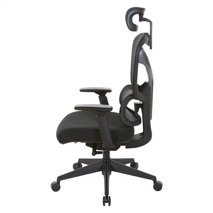 Proline II Mesh Back Manager's Chair with Headrest- 71142HR-3, left side view
