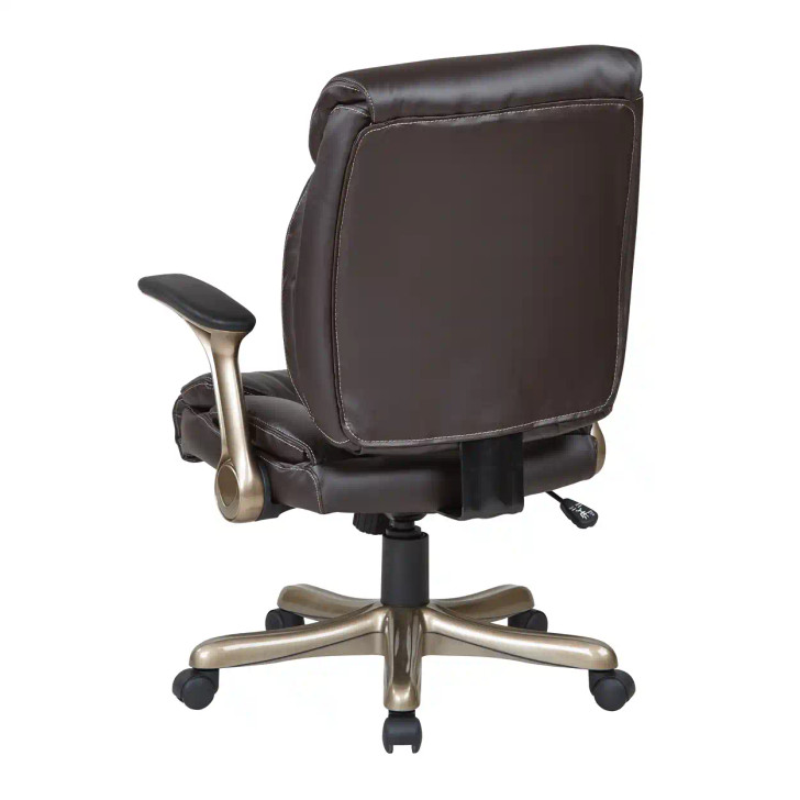 Executive Bonded Leather Chair -ECH8967K5-EC1, back view