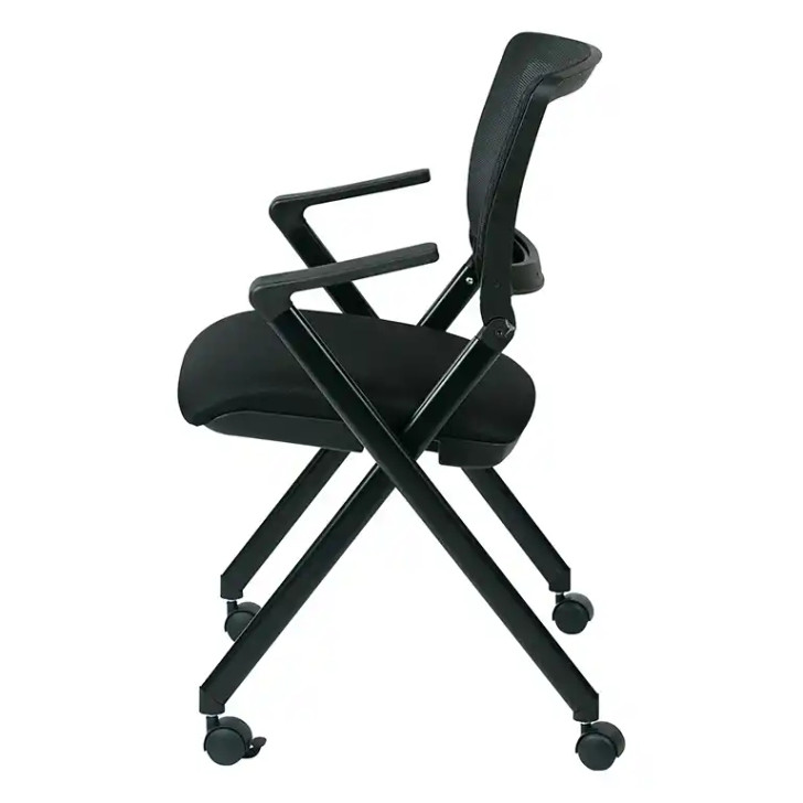 Folding Chair with breathable Mesh Back - FC8483-231, right side view