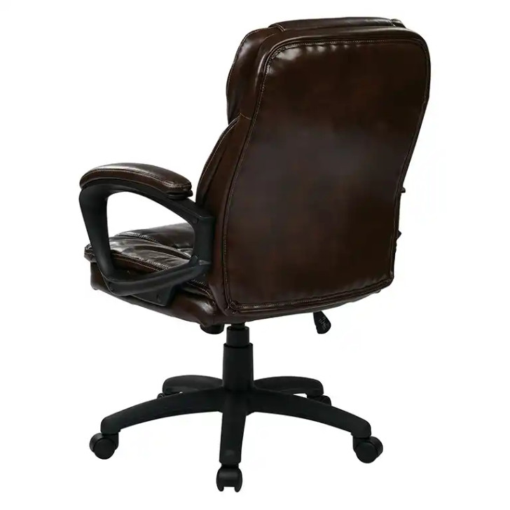 WorkSmart Faux Leather Managers Chair - FL660-U2, back view