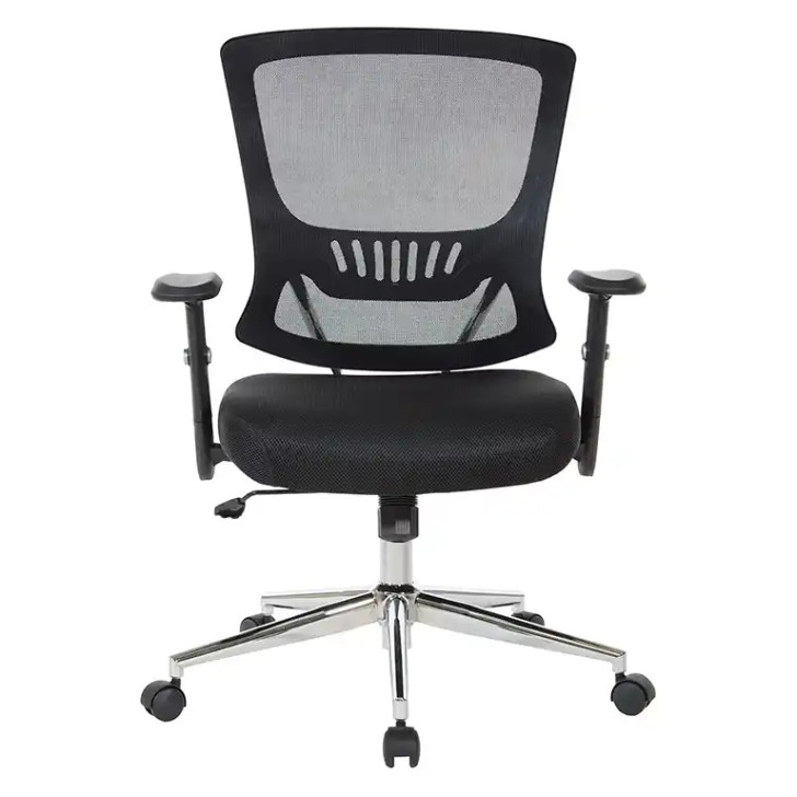 Mesh Back & Seat Locking Tilt Task Chair - EM91027C-3, front view