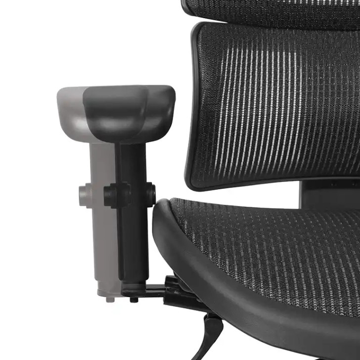 Big & Tall Vertical Matrix Seat and Back Manager's Chair 639-T11763, width arms detail