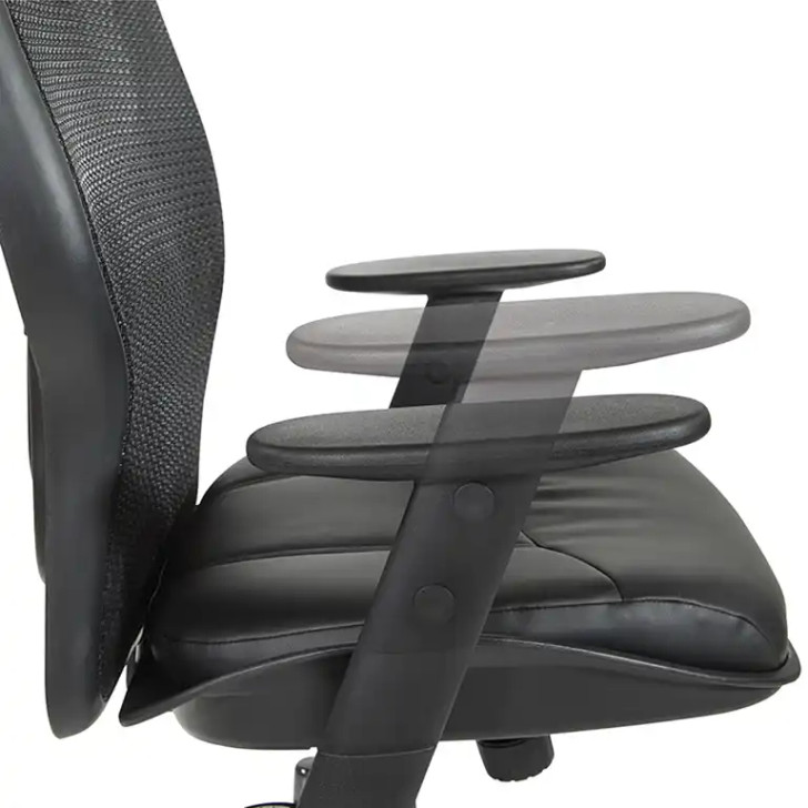 Professional Breathable Mesh Back Chair - 2400E, adjustable arms