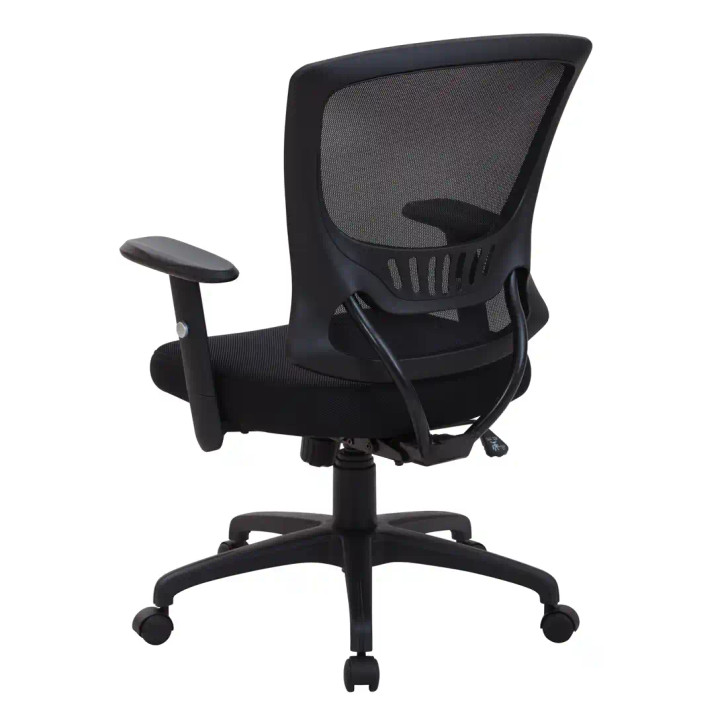 Mesh Screen Back Chair - EM91027-3, left back view