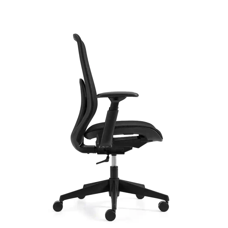 Fame High Back Weight Sensing Synchro-Tilter- OTG11401, side view