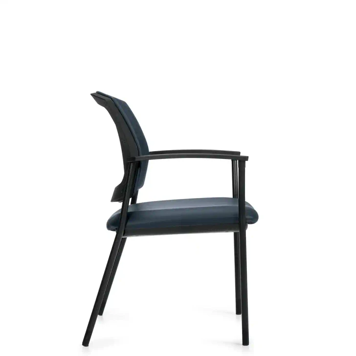 Kompanion Upholstered Seat & Back Guest Chair - MVL2819, side view