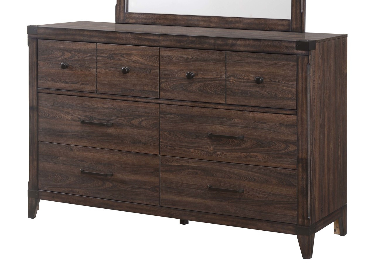 The Richmond Rustic Dark Grey Oak Dresser available at Cupp's Furniture