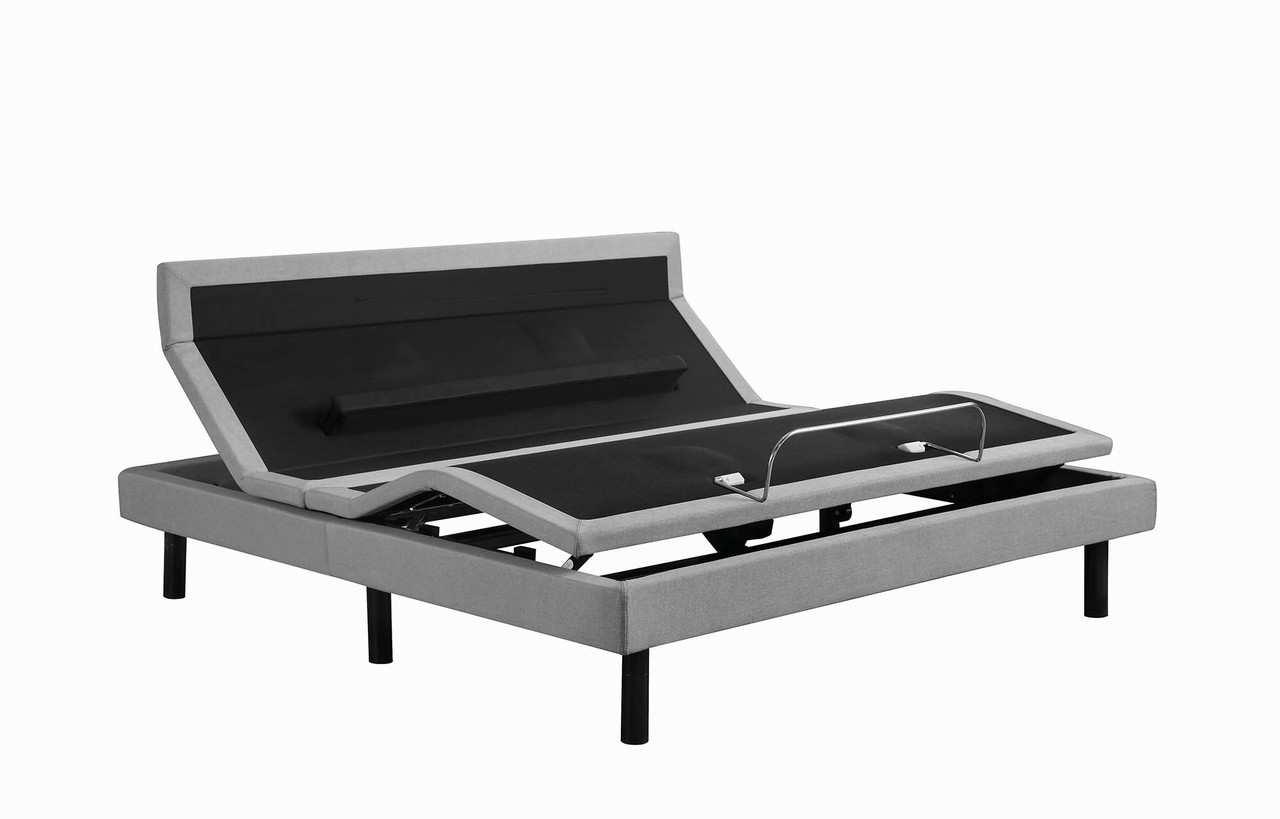 The Contemporary Grey California King Adjustable Premium Bed Base