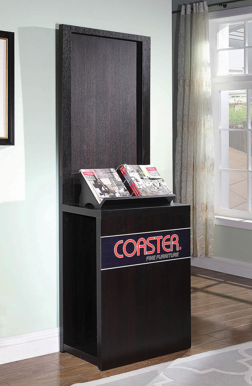 The Coaster Catalog Stand available at Cupp s Furniture proudly