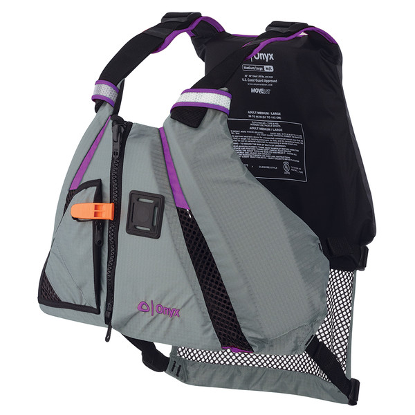 Onyx Movement Dynamic Paddle Sports Vest - Purple/Grey - Medium/Large