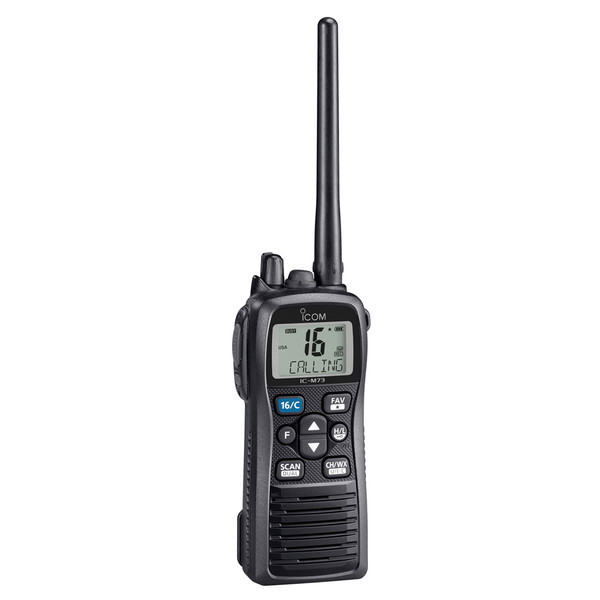 Icom M73 Handheld Submersible VHF Marine Radio M73 61 - 6 Watts