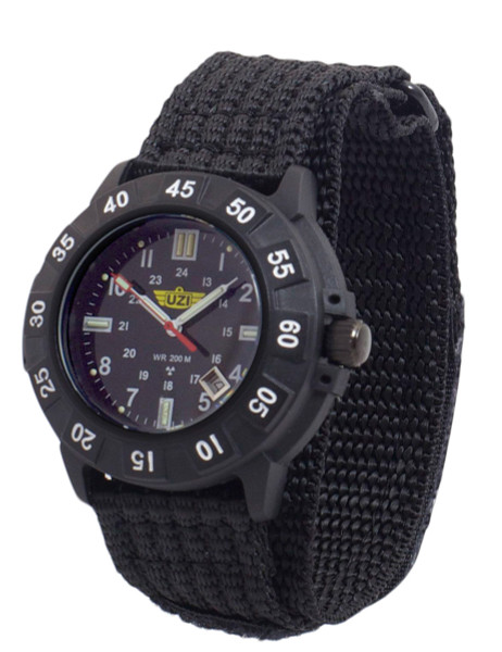 UZI Protector Swiss Tritium Men's Watch -  Black