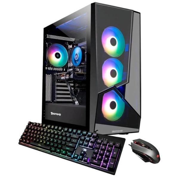 iBUYPOWER Pro Slate SLATEMR241i Gaming Desktop i5-11400F 1TB+480GB SSD 8GB NVIDIA 1050Ti- No Tax