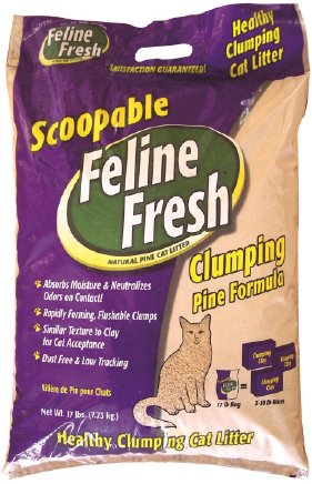 Feline Fresh Scoopable Cat Litter 17lb Vermont Pet Food and Supply
