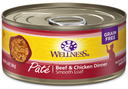 Wellness Complete Health Beef Chicken Cat Food 5.5oz Vermont Pet Food and Supply