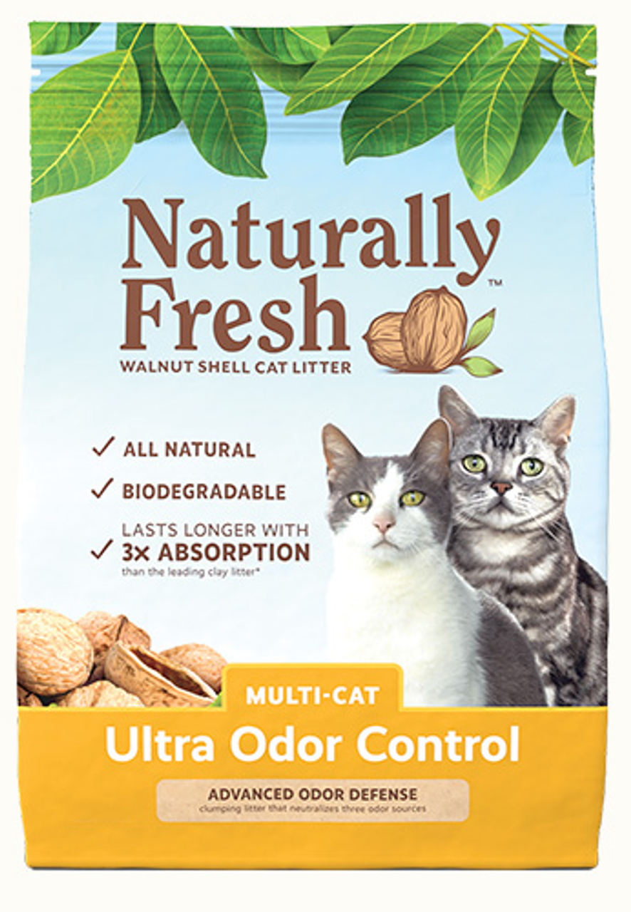 Naturally Fresh Walnut Odor Control Clumping Litter 26lb Vermont Pet
