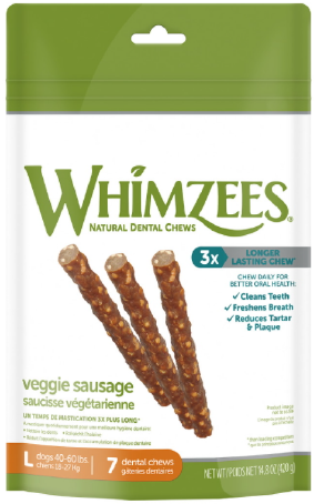 Dental Care Sweets Whimzees Veggie Sausage (50 Units) main image 1