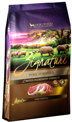 Zignature Pork Dog Food Dry 4lb Vermont Pet Food and Supply