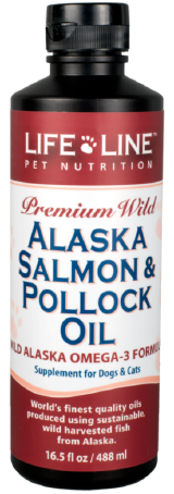 Alaska Wild Salmon Oil for Dogs and Cats, Pure Fish Omega