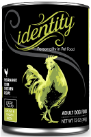 Identity 95 CageFree Cobb Chicken Canned Dog Food 13oz Vermont Pet