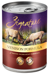 Zignature Venison Dog Food Canned 13oz Vermont Pet Food and Supply