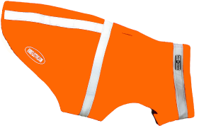 Small Corky's Reflective Wear Dog Jacket Orange Vermont Pet Food and