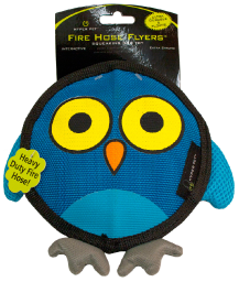 Hyper Pet Firehose Flyer Owl Dog Toy Vermont Pet Food and Supply