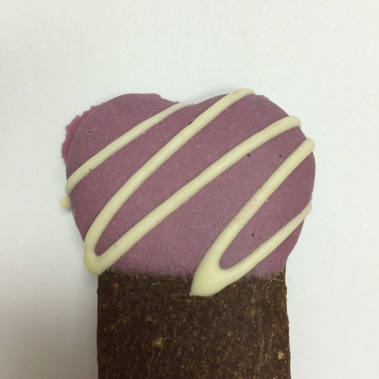 Andy's Dandys Dog Treat Decorated Bone Purple Vermont Pet Food and Supply