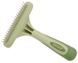 Pin Undercoat Rake Safari Undercoat Rake with Rotating Pins - Vermont Pet Food and Supply