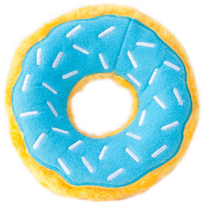 Zippy Paws Mini Blueberry Donut Dog Toy