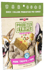 Boss Dog Probites Dog Treats Pork w/Tripe 3oz