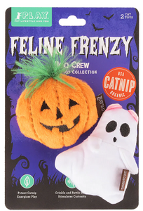 P.L.A.Y. Feline Frenzy Halloween Cat Toy Boo Crew 2 pack